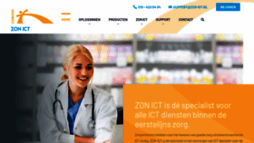 What Zon-ict.nl website looked like in 2020 (3 years ago)