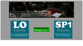 What Zszolynia.pl website looked like in 2020 (3 years ago)