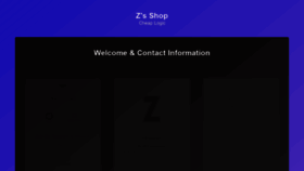 What Z-initial.atshop.io website looked like in 2020 (5 years ago)