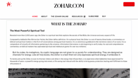 What Zohar.com website looked like in 2020 (3 years ago)