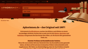 What Zitat.net website looked like in 2020 (3 years ago)