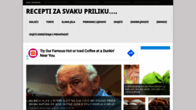 What Zlatnirecepti.work website looked like in 2020 (3 years ago)