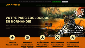 What Zoo-champrepus.com website looked like in 2020 (5 years ago)