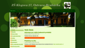 What Zsklegova.cz website looked like in 2020 (3 years ago)