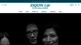 What Ziquin.com website looked like in 2020 (3 years ago)