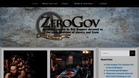 What Zerogov.com website looked like in 2020 (3 years ago)