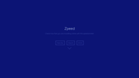 What Zpeed.in website looked like in 2020 (3 years ago)