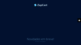 What Zapcast.com.br website looked like in 2020 (3 years ago)
