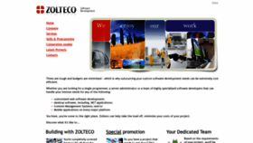 What Zolteco.com website looked like in 2020 (3 years ago)