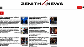 What Zenith.news website looked like in 2020 (3 years ago)