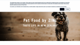 What Ziwipeak.com website looked like in 2020 (3 years ago)