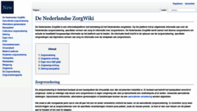 What Zorgverzekering.info website looked like in 2020 (3 years ago)