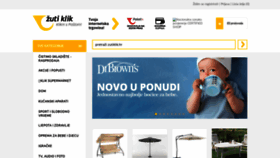 What Zutiklik.hr website looked like in 2020 (3 years ago)