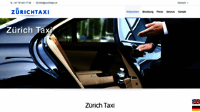 What Zurichtaxi.ch website looked like in 2020 (3 years ago)