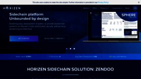 What Zencash.com website looked like in 2020 (3 years ago)