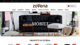 What Zovena.it website looked like in 2020 (3 years ago)