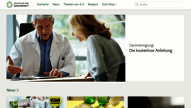 What Zentrum-der-gesundheit.de website looked like in 2020 (3 years ago)