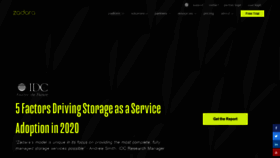 What Zadarastorage.com website looked like in 2020 (3 years ago)