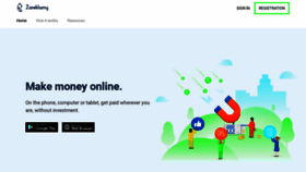 What Zareklamy.com website looked like in 2020 (3 years ago)