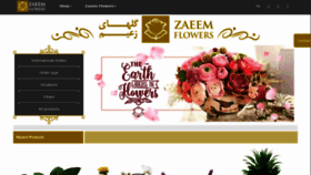 What Zaeemflowers.ca website looked like in 2020 (3 years ago)