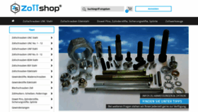 What Zollshop.de website looked like in 2020 (3 years ago)