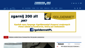 What Zambrow.org.pl website looked like in 2020 (3 years ago)