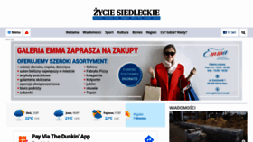 What Zyciesiedleckie.pl website looked like in 2020 (3 years ago)