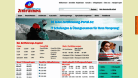 What Zertifizierung-portal.de website looked like in 2020 (3 years ago)
