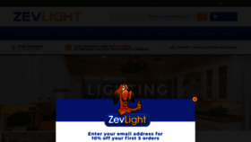 What Zevlight.com website looked like in 2020 (3 years ago)