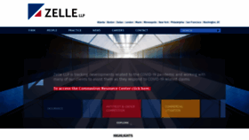 What Zelle.com website looked like in 2020 (3 years ago)