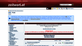 What Zeitwort.at website looked like in 2020 (3 years ago)