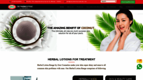 What Zoiccosmetic.com website looked like in 2020 (3 years ago)