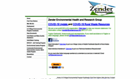 What Zendergroup.org website looked like in 2020 (3 years ago)
