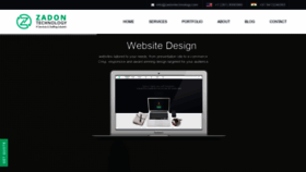 What Zadontechnology.com website looked like in 2020 (3 years ago)