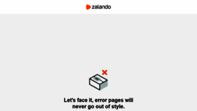 What Zalando.co.uk website looked like in 2020 (3 years ago)