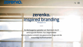 What Zerenko.com website looked like in 2020 (3 years ago)