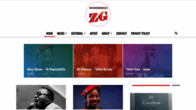 What Zambiangospel.com website looked like in 2020 (3 years ago)