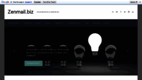 What Zenmail.biz website looked like in 2020 (5 years ago)