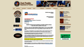 What Zunitourism.com website looked like in 2020 (3 years ago)