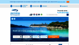 What Zeetours.nl website looked like in 2020 (3 years ago)