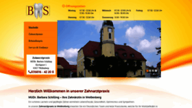 What Zahnarztpraxis-weissenberg.de website looked like in 2020 (3 years ago)