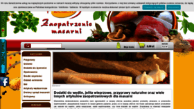 What Zaopatrzeniemasarni.pl website looked like in 2020 (3 years ago)