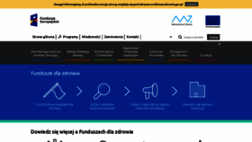 What Zdrowie.gov.pl website looked like in 2020 (3 years ago)