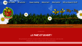 What Zigzagparc.fr website looked like in 2020 (3 years ago)