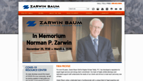 What Zarwin.com website looked like in 2020 (3 years ago)