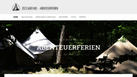 What Zeltlagerkiel.de website looked like in 2020 (3 years ago)