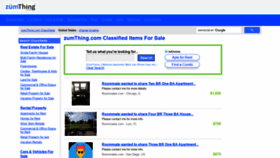 What Zumthing.com website looked like in 2020 (3 years ago)