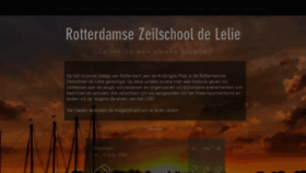 What Zeilschooldelelie.com website looked like in 2020 (3 years ago)