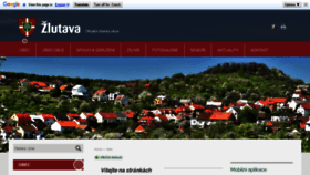 What Zlutava.cz website looked like in 2020 (3 years ago)