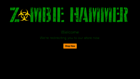 What Zombiehammer.com website looked like in 2020 (3 years ago)